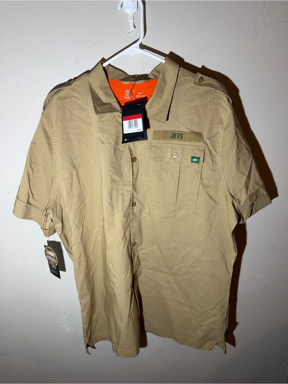 NWT Nike New York Jets Salute to Service NFL Dri-FIT Shirt Men’s L